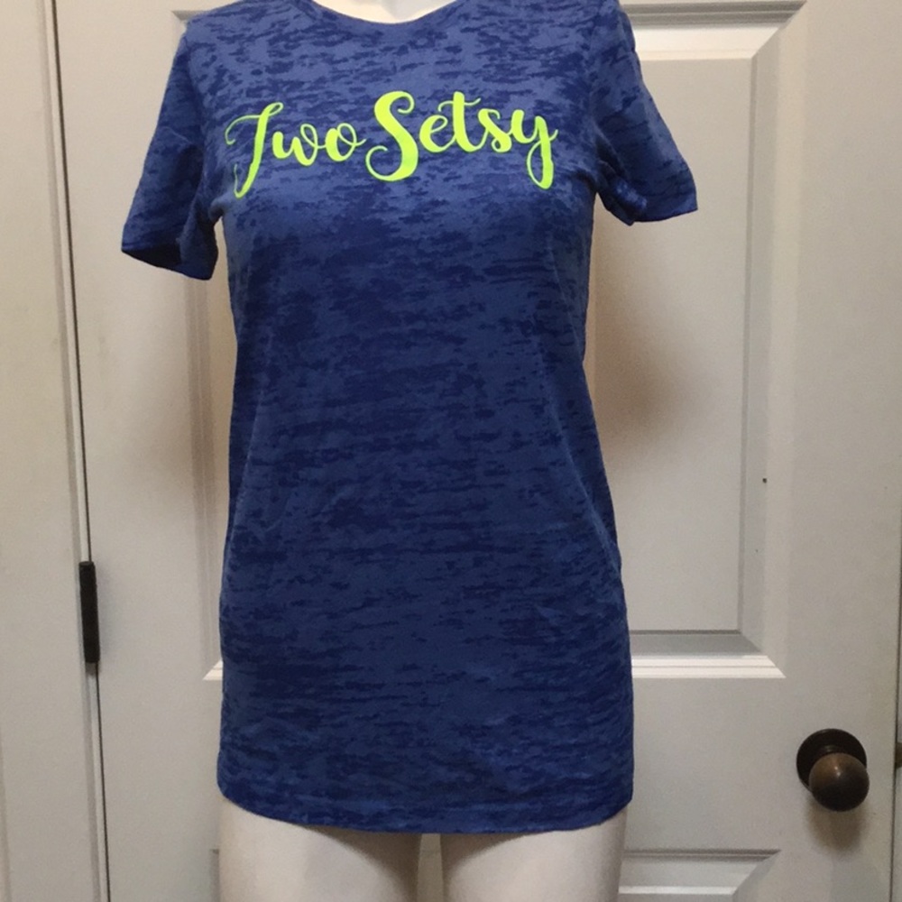 LoveAll Burnout Tennis Top “Two Setsy” NWT!
